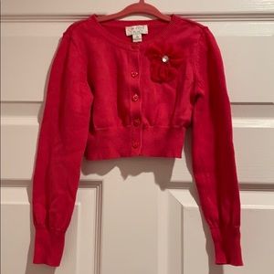 Girls’ Children’s Place pink cropped cardigan